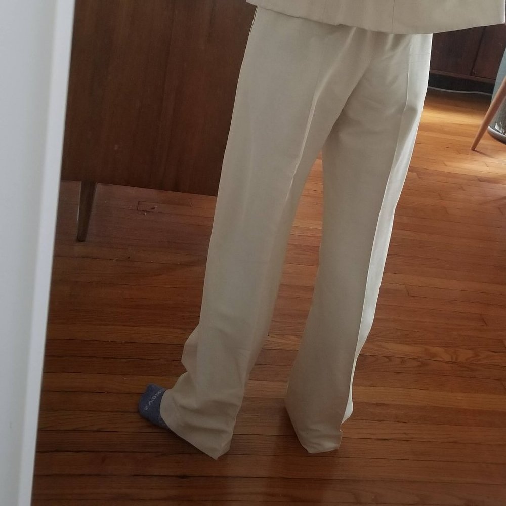 Vintage Yves Saint Laurent Ivory Pant Suit - Picture 9 of 15